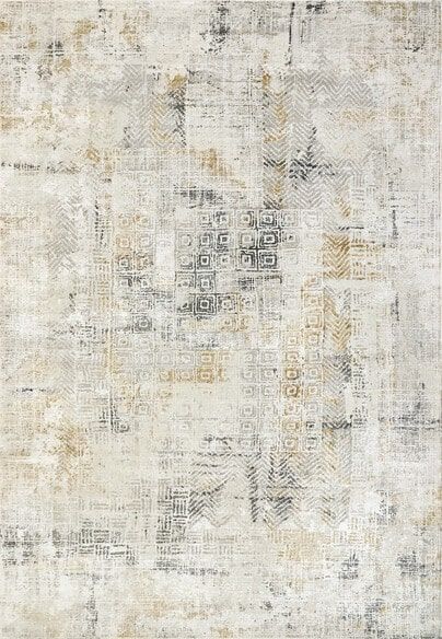 Dynamic Rugs QUARTZ 27071-155 Ivory and Slate